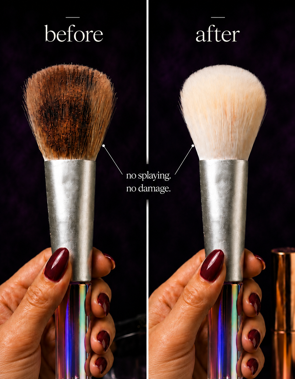 Your Makeup Brushes Are Quietly Undoing Everything Your Skincare Does.